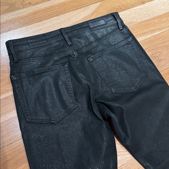 NWT AG Jeans Farrah Ankle High Rise Skinny Jeans with sparkle detail - size 26 - Picture 5 of 11